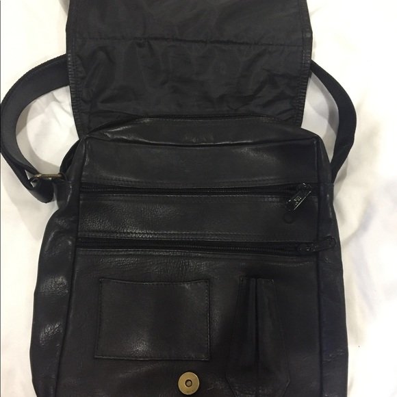 EUC Unisex Colombian Leather Messenger Crossbody - Picture 4 of 8